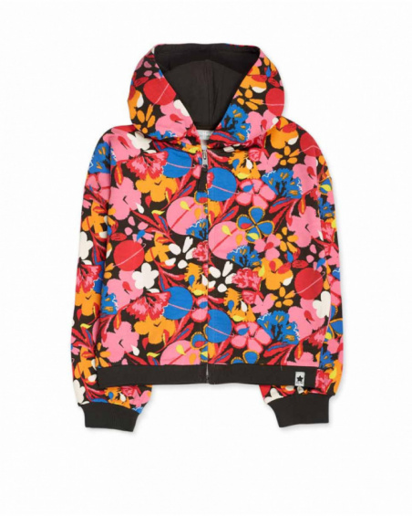 Veste en peluche imprimée fille Natural Planet