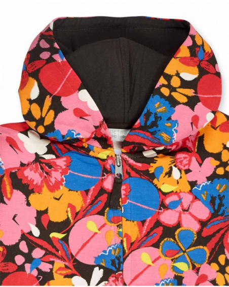 Veste en peluche imprimée fille Natural Planet