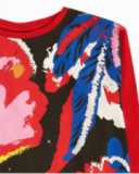 T-shirt en maille rouge pour fille Natural Planet T-shirt en maille rouge pour fille Natural Planet