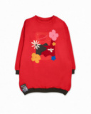 Robe en maille rouge pour fille Natural Planet Robe en maille rouge pour fille Natural Planet