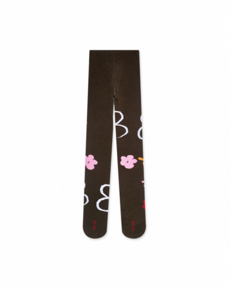 Collants marron fille Natural Planet Collants marron fille Natural Planet