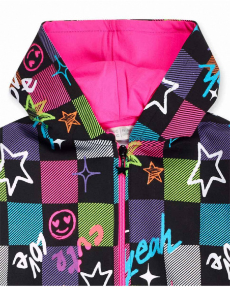Veste peluche K-Pop fille à carreaux Veste peluche K-Pop fille à carreaux