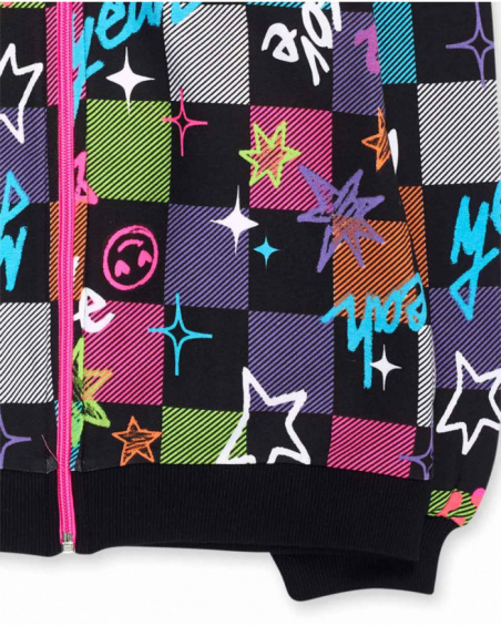 Veste peluche K-Pop fille à carreaux Veste peluche K-Pop fille à carreaux