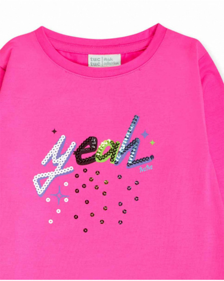 Robe en tulle tricoté fuchsia pour fille K-Pop Robe en tulle tricoté fuchsia pour fille K-Pop
