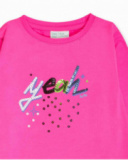 Robe en tulle tricoté fuchsia pour fille K-Pop Robe en tulle tricoté fuchsia pour fille K-Pop
