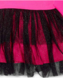 Robe en tulle tricoté fuchsia pour fille K-Pop Robe en tulle tricoté fuchsia pour fille K-Pop