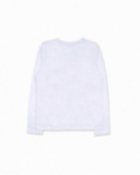 T-shirt blanc en maille pour fille K-Pop T-shirt blanc en maille pour fille K-Pop