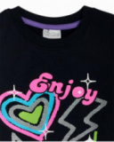 Robe en peluche noire pour fille K-Pop Robe en peluche noire pour fille K-Pop
