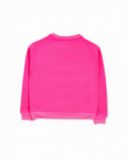 Sweat peluche fuchsia pour fille K-Pop Sweat peluche fuchsia pour fille K-Pop