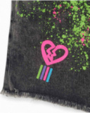 Jupe en jean grise pour fille K-Pop Jupe en jean grise pour fille K-Pop