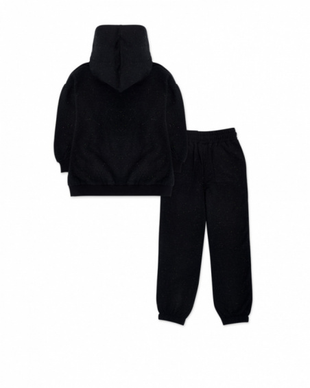 Ensemble peluche fille K-Pop noire
