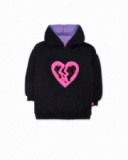 Sweat peluche noir pour fille K-Pop Sweat peluche noir pour fille K-Pop