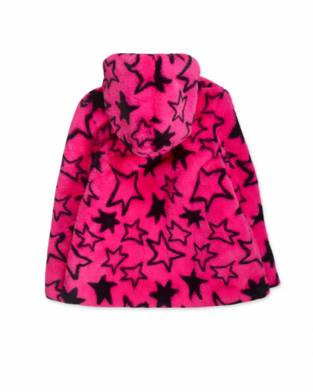 Parka fourrure rose fille K-Pop Parka fourrure rose fille K-Pop