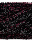 Bonnet et écharpe en tricot noir pour fille K-Pop Bonnet et écharpe en tricot noir pour fille K-Pop