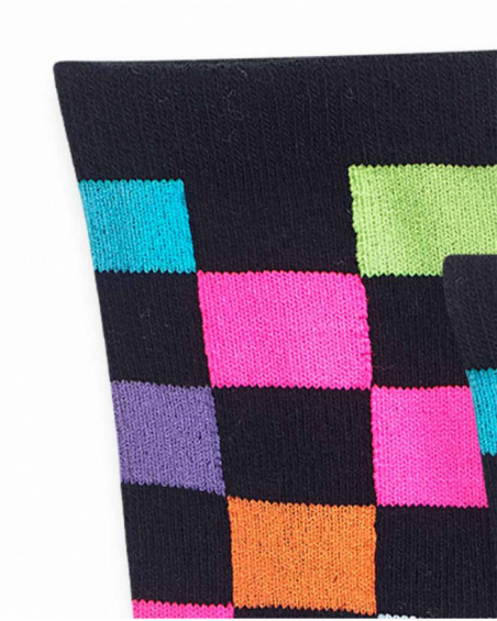 Chaussettes K-Pop fille noires Chaussettes K-Pop fille noires