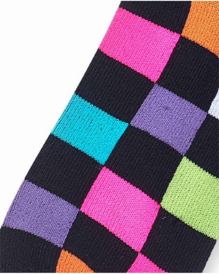 Chaussettes K-Pop fille noires Chaussettes K-Pop fille noires