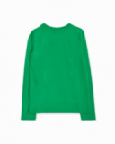 T-shirt en maille vert pour fille Wild Flower T-shirt en maille vert pour fille Wild Flower