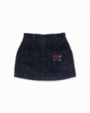 Jupe en jean Wild Flower bleu pour fille Jupe en jean Wild Flower bleu pour fille
