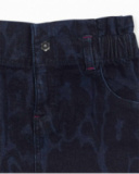 Jupe en jean Wild Flower bleu pour fille Jupe en jean Wild Flower bleu pour fille