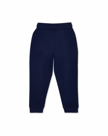 Pantalon molleton bleu marine garçon Prix Nice
