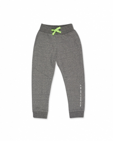 Pantalon molleton gris garçon Nice Price Pantalon molleton gris garçon Nice Price