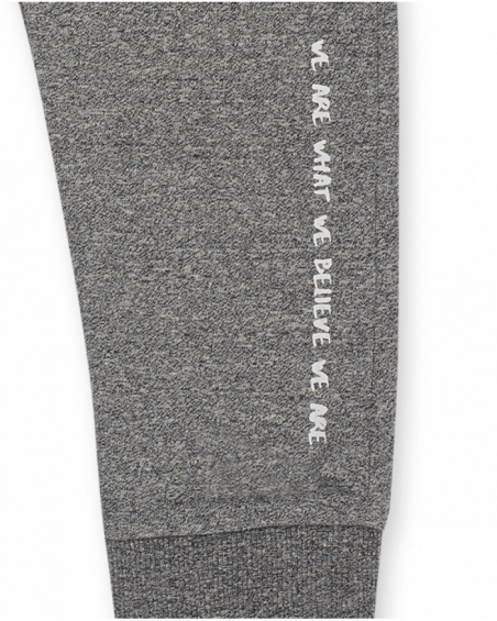 Pantalon molleton gris garçon Nice Price Pantalon molleton gris garçon Nice Price