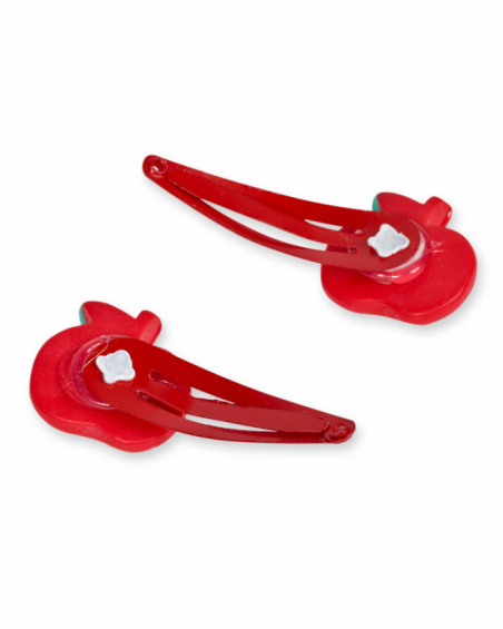 Pack de deux clips pommes fille Besties Pack de deux clips pommes fille Besties