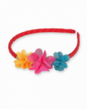 Bandeau rigide rouge pour fille Besties Bandeau rigide rouge pour fille Besties