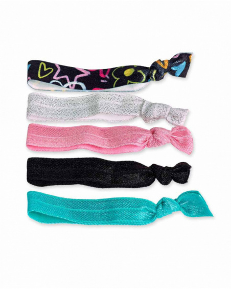 Lot de cinq chouchous colorés pour fille Big Hugs