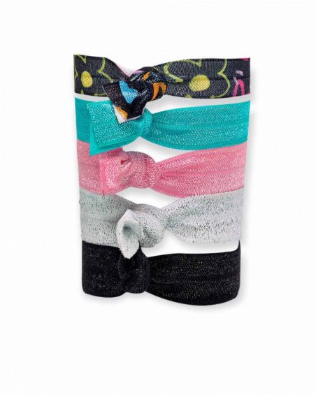 Lot de cinq chouchous colorés pour fille Big Hugs