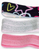 Lot de cinq chouchous colorés pour fille Big Hugs Lot de cinq chouchous colorés pour fille Big Hugs
