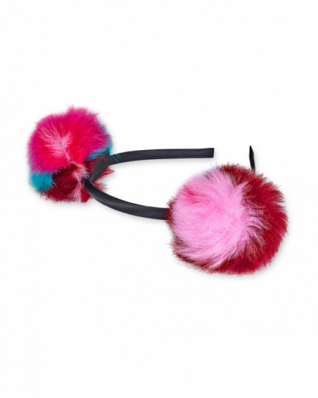 Bandeau rigide noir pour filles Big Hugs
