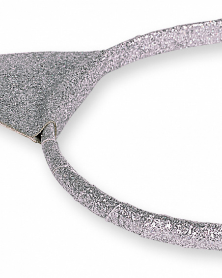 Bandeau rigide argenté fille Cattitude Bandeau rigide argenté fille Cattitude