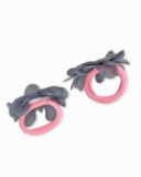 Lot de deux chouchous cheveux gris rose fille Cattitude Lot de deux chouchous cheveux gris rose fille Cattitude