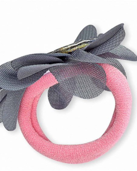 Lot de deux chouchous cheveux gris rose fille Cattitude Lot de deux chouchous cheveux gris rose fille Cattitude
