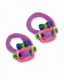 Lot de deux chouchous lilas pour fille Robot Maker Lot de deux chouchous lilas pour fille Robot Maker