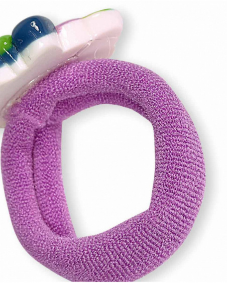 Lot de deux chouchous lilas pour fille Robot Maker
