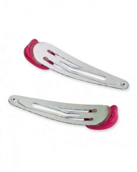 Pack de deux clips noir blanc pour fille My Troop Pack de deux clips noir blanc pour fille My Troop