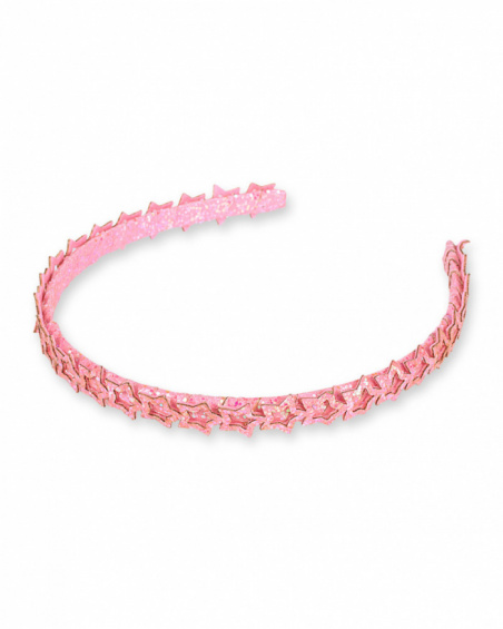 Bandeau rigide rose pour fille Natural Planet Bandeau rigide rose pour fille Natural Planet