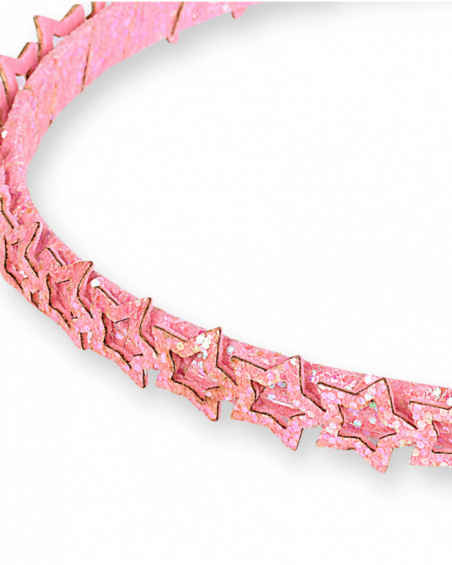 Bandeau rigide rose pour fille Natural Planet Bandeau rigide rose pour fille Natural Planet