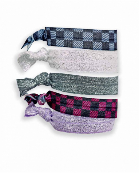 Lot de cinq chouchous colorés pour fille K-Pop Lot de cinq chouchous colorés pour fille K-Pop