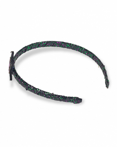 Bandeau rigide fille K-Pop noir Bandeau rigide fille K-Pop noir