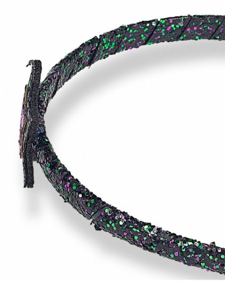 Bandeau rigide fille K-Pop noir Bandeau rigide fille K-Pop noir