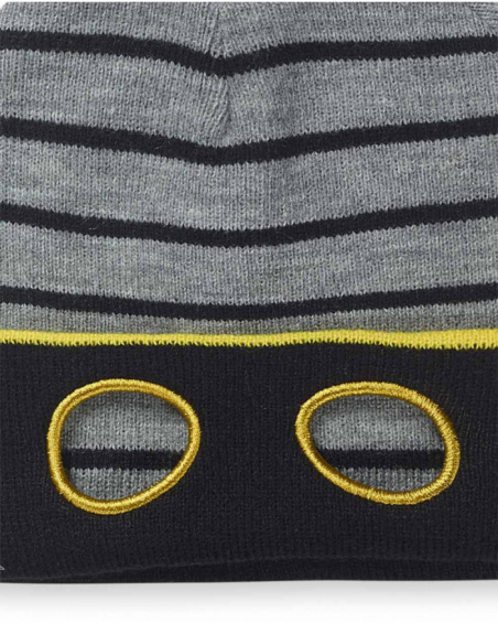Bonnet et écharpe en tricot gris pour enfant