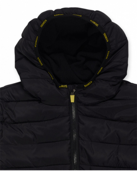 Manteau plat noir pour enfant Alterverse