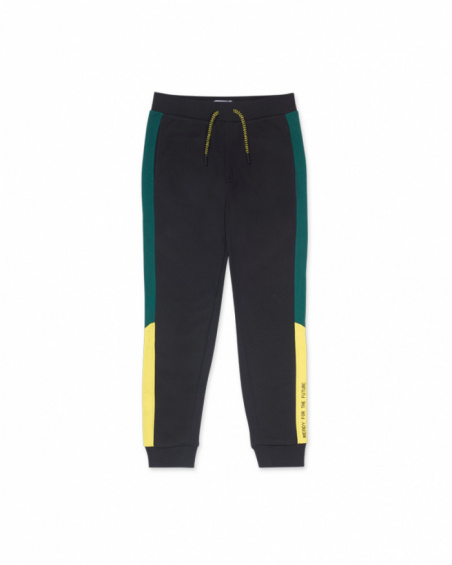 Pantalon en tricot noir pour enfant Altaverse