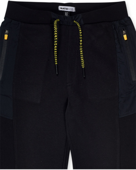 Pantalon en tricot noir pour enfant Alterverse