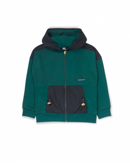 Veste en tricot vert pour enfant Alterverse Veste en tricot vert pour enfant Alterverse