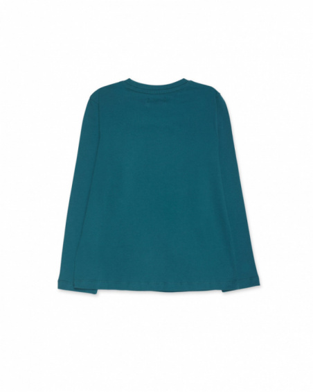 T-shirt en tricot bleu pour enfant Alterverse