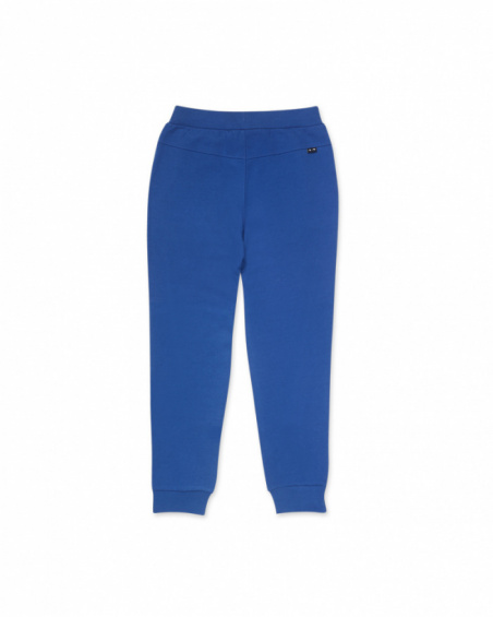 Pantalon en tricot bleu enfant Another Challenge